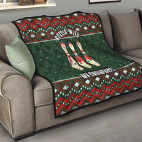 Christmas Bowling Rollin With My Snowmies Quilt Xmas Holiday Patterns - Wonder Print Shop