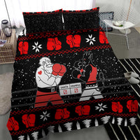 Christmas Boxing Santa And Krampus Bedding Set Xmas Holiday Patterns - Wonder Print Shop