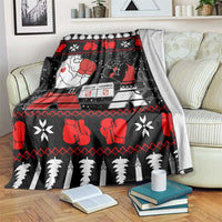 Christmas Boxing Santa And Krampus Blanket Xmas Holiday Patterns - Wonder Print Shop