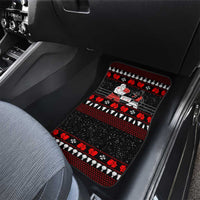 Christmas Boxing Santa And Krampus Car Mats Xmas Holiday Patterns - Wonder Print Shop