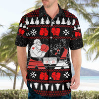 Christmas Boxing Santa And Krampus Hawaiian Shirt Xmas Holiday Patterns - Wonder Print Shop