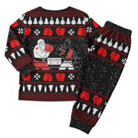 Christmas Boxing Santa And Krampus Christmas Pajama Set Xmas Holiday Patterns - Wonder Print Shop