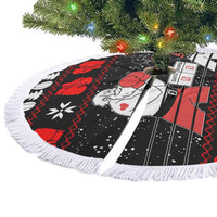 Christmas Boxing Santa And Krampus Tree Skirt Xmas Holiday Patterns - Wonder Print Shop