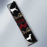 Christmas Bull Dog Terrier Auto Sun Shade Xmas Holiday Patterns - Wonder Print Shop
