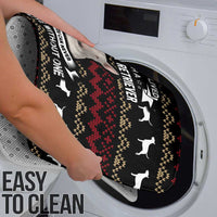 Christmas Bull Dog Terrier Bathroom Set Xmas Holiday Patterns - Wonder Print Shop