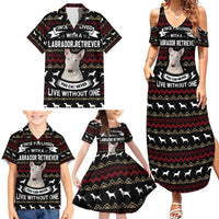 Christmas Bull Dog Terrier Family Matching Summer Maxi Dress and Hawaiian Shirt Xmas Holiday Patterns - Wonder Print Shop
