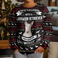 Christmas Bull Dog Terrier Kid Ugly Christmas Sweater Xmas Holiday Patterns - Wonder Print Shop