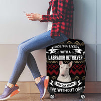 Christmas Bull Dog Terrier Luggage Cover Xmas Holiday Patterns - Wonder Print Shop