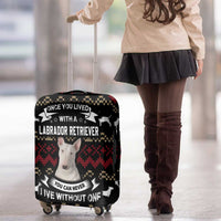 Christmas Bull Dog Terrier Luggage Cover Xmas Holiday Patterns - Wonder Print Shop