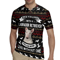 Christmas Bull Dog Terrier Rugby Jersey Xmas Holiday Patterns - Wonder Print Shop
