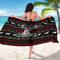 Christmas Bull Dog Terrier Sarong Xmas Holiday Patterns - Wonder Print Shop