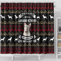 Christmas Bull Dog Terrier Shower Curtain Xmas Holiday Patterns - Wonder Print Shop