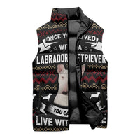 Christmas Bull Dog Terrier Sleeveless Puffer Jacket Xmas Holiday Patterns - Wonder Print Shop