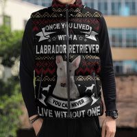 Christmas Bull Dog Terrier Sleeveless Puffer Jacket Xmas Holiday Patterns - Wonder Print Shop
