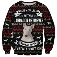 Christmas Bull Dog Terrier Sweatshirt Xmas Holiday Patterns - Wonder Print Shop