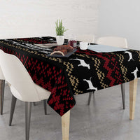 Christmas Bull Dog Terrier Tablecloth Xmas Holiday Patterns - Wonder Print Shop