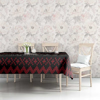 Christmas Bull Dog Terrier Tablecloth Xmas Holiday Patterns - Wonder Print Shop