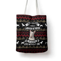 Christmas Bull Dog Terrier Tote Bag Xmas Holiday Patterns - Wonder Print Shop