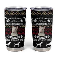Christmas Bull Dog Terrier Tumbler Cup Xmas Holiday Patterns - Wonder Print Shop