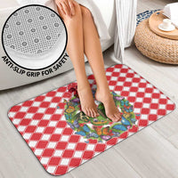 Christmas Butterfly Wreath Bathroom Set Xmas Holiday Patterns - Wonder Print Shop