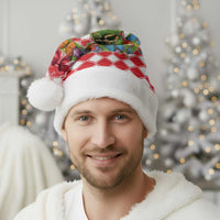 Christmas Butterfly Wreath Christmas Santa Hat Xmas Holiday Patterns - Wonder Print Shop