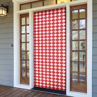 Christmas Butterfly Wreath Door Cover Xmas Holiday Patterns - Wonder Print Shop