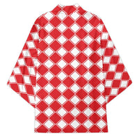 Christmas Butterfly Wreath Kimono Xmas Holiday Patterns - Wonder Print Shop