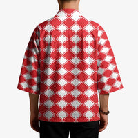 Christmas Butterfly Wreath Kimono Xmas Holiday Patterns - Wonder Print Shop