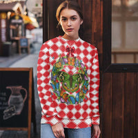 Christmas Butterfly Wreath Ugly Christmas Sweater Xmas Holiday Patterns - Wonder Print Shop