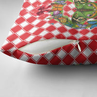 Christmas Butterfly Wreath Pillow Cover Xmas Holiday Patterns - Wonder Print Shop