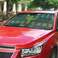Cactus Gifts Christmas Auto Sun Shade Xmas Holiday Patterns - Wonder Print Shop