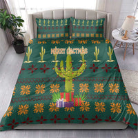 Cactus Gifts Christmas Bedding Set Xmas Holiday Patterns - Wonder Print Shop