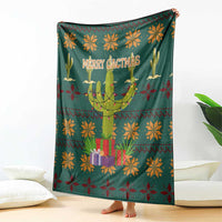 Cactus Gifts Christmas Blanket Xmas Holiday Patterns - Wonder Print Shop