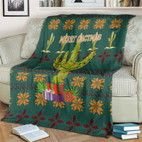 Cactus Gifts Christmas Blanket Xmas Holiday Patterns - Wonder Print Shop