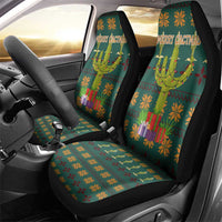 Cactus Gifts Christmas Car Seat Cover Xmas Holiday Patterns - Wonder Print Shop