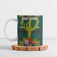 Cactus Gifts Christmas Ceramic Mug Xmas Holiday Patterns - Wonder Print Shop