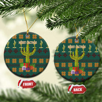 Cactus Gifts Christmas Ceramic Ornament Xmas Holiday Patterns - Wonder Print Shop
