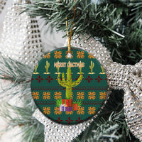 Cactus Gifts Christmas Ceramic Ornament Xmas Holiday Patterns - Wonder Print Shop