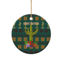 Cactus Gifts Christmas Ceramic Ornament Xmas Holiday Patterns - Wonder Print Shop