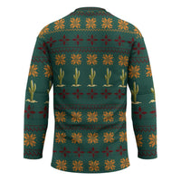 Cactus Gifts Christmas Hockey Jersey Xmas Holiday Patterns - Wonder Print Shop