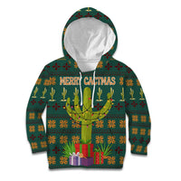 Cactus Gifts Christmas Kid Hoodie Xmas Holiday Patterns - Wonder Print Shop