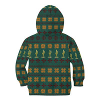 Cactus Gifts Christmas Kid Hoodie Xmas Holiday Patterns - Wonder Print Shop