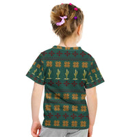 Cactus Gifts Christmas Kid T Shirt Xmas Holiday Patterns - Wonder Print Shop