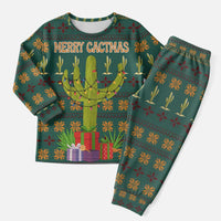 Cactus Gifts Christmas Pajama Set Xmas Holiday Patterns - Wonder Print Shop