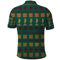 Cactus Gifts Christmas Polo Shirt Xmas Holiday Patterns - Wonder Print Shop