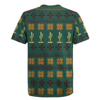 Cactus Gifts Christmas Rugby Jersey Xmas Holiday Patterns - Wonder Print Shop