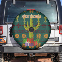 Cactus Gifts Christmas Spare Tire Cover Xmas Holiday Patterns - Wonder Print Shop