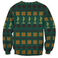 Cactus Gifts Christmas Sweatshirt Xmas Holiday Patterns - Wonder Print Shop
