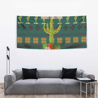 Cactus Gifts Christmas Tapestry Xmas Holiday Patterns - Wonder Print Shop
