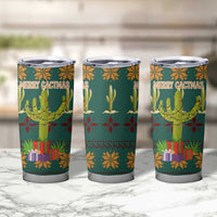 Cactus Gifts Christmas Tumbler Cup Xmas Holiday Patterns - Wonder Print Shop